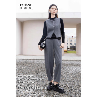 灰色中式 F01142A 套装 F01385E F01386C 简约大方 台湾品牌女装