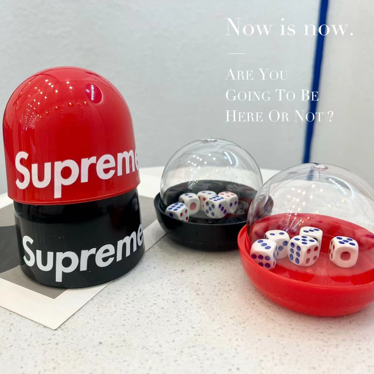 diy骰盅塑料手动骰子潮牌