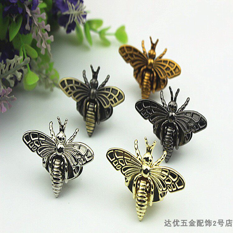 包包手袋锁扣蜜蜂锁包配件金属扣包包锁扣五金配件高档包包锁扣包