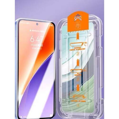 适用OPPOA96/A97秒贴除尘OPPOA2/A3全屏钢化膜A1/A1X高清蓝光A91/A56防爆A93s/A92手机膜A11秒贴A92S防摔贴膜