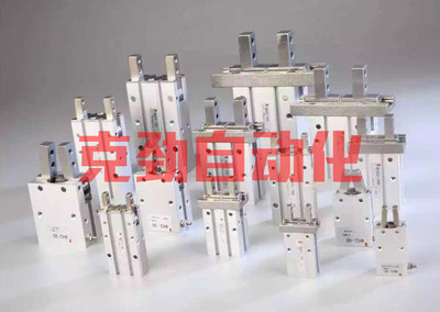夹紧气缸气动手指机械手铝