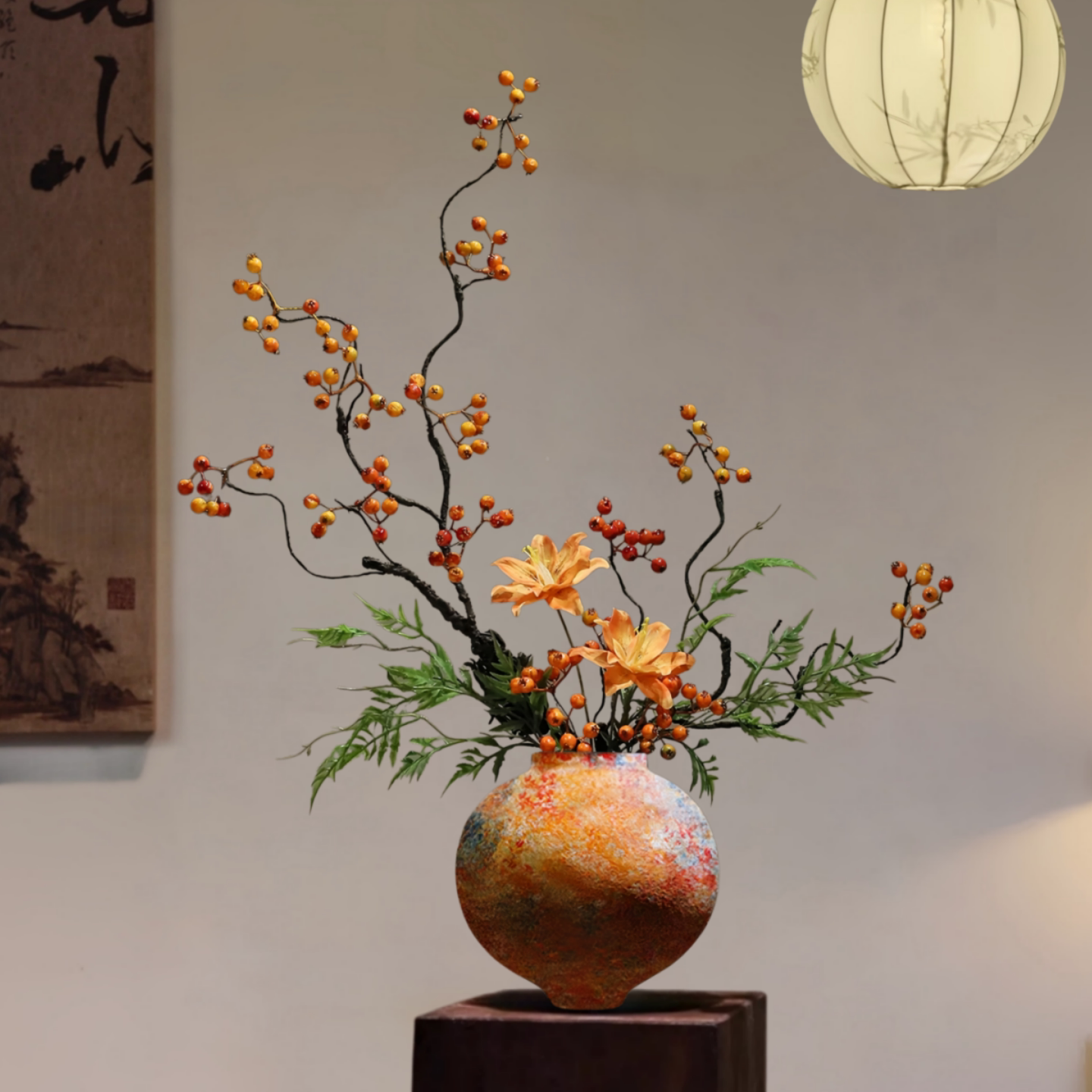 宋风新中式侘寂陶瓷花瓶