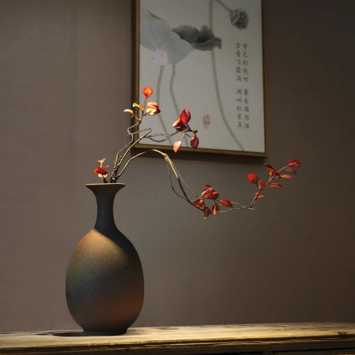 里禾新中式陶瓷景德镇茶室花瓶