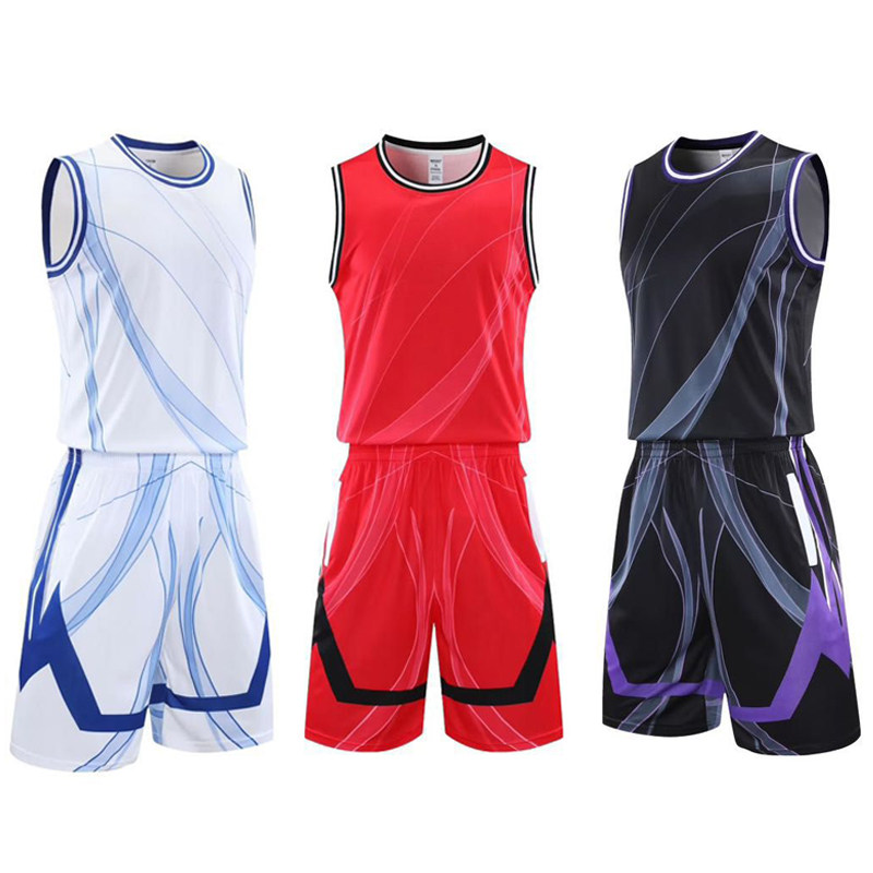 美式篮球服套装男背心定制比赛训练队服中小学生运动儿童印字球衣
