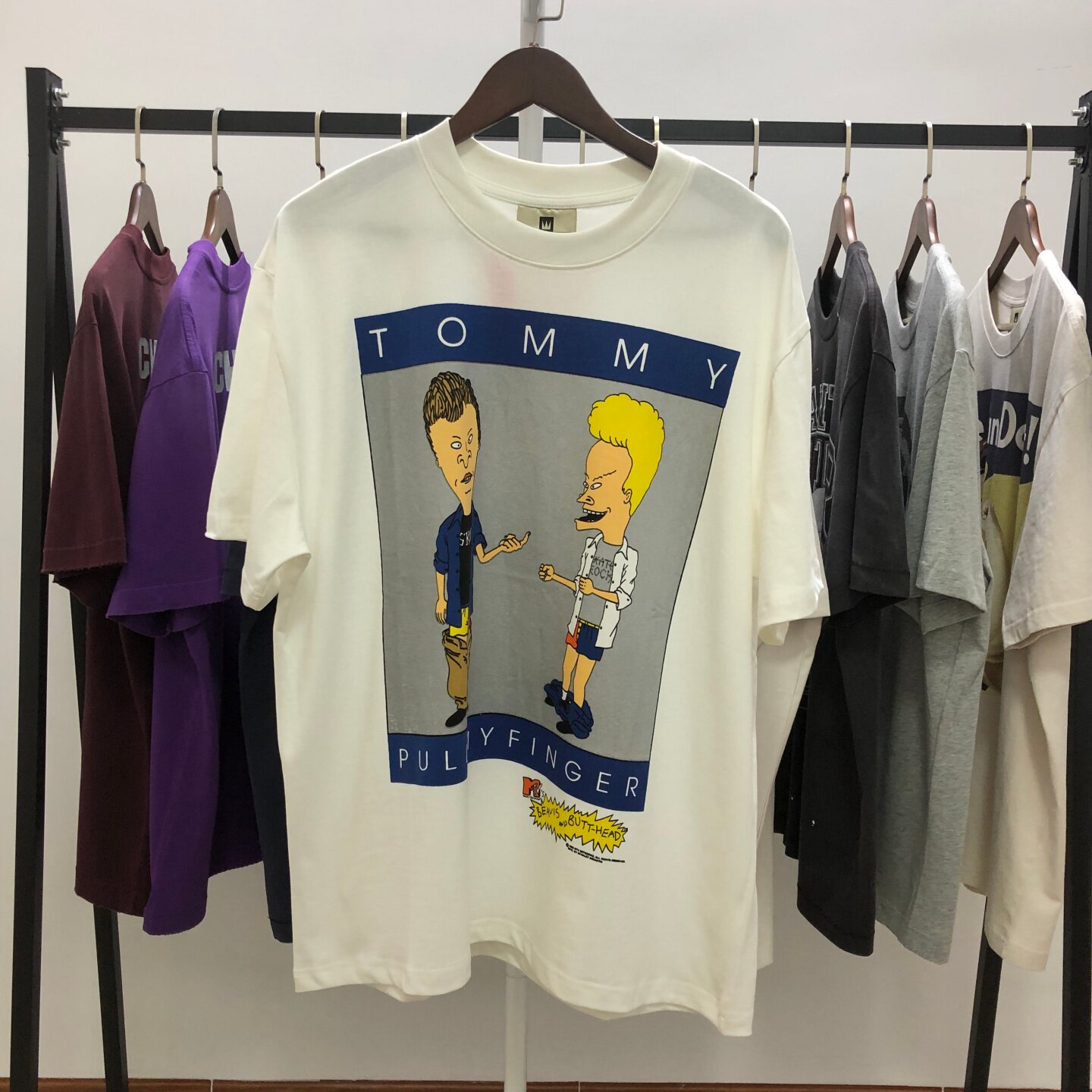 vintage Cartoon Tee 90s 卡通图案印花李贤璞同款短袖T恤男女潮