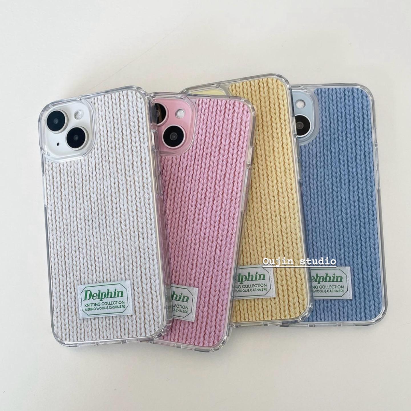 亚克力ins秋冬新款素色细针毛衣