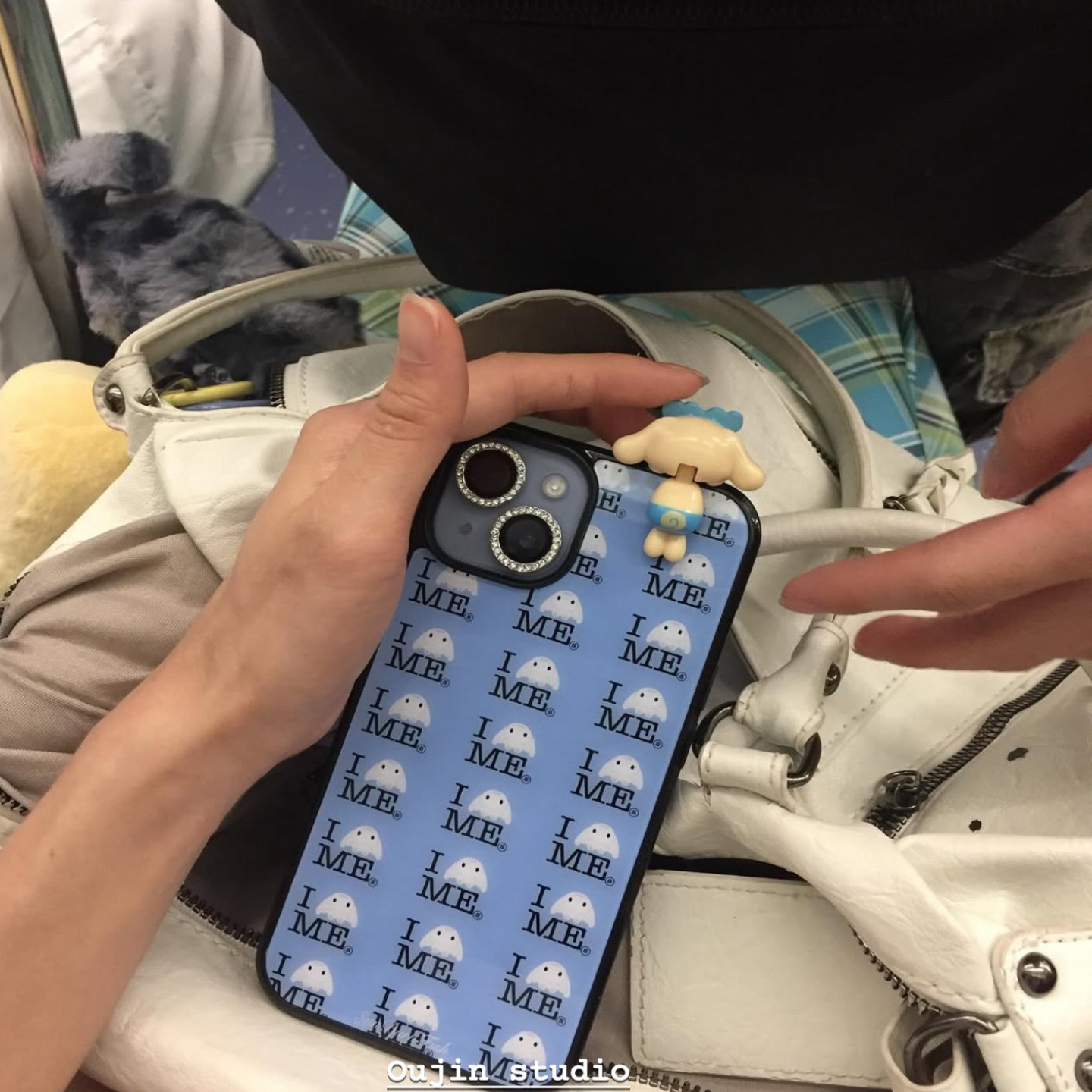 苹果韩系ins风卡通兔子手机壳