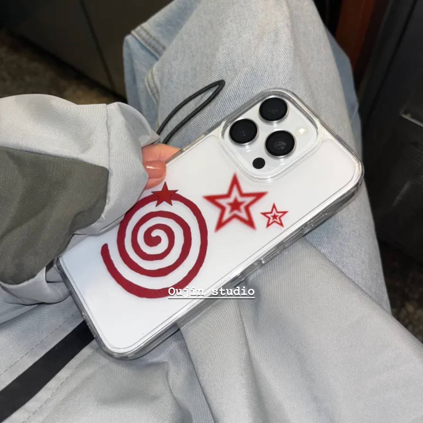 韩版防摔个性ins时髦高透适用