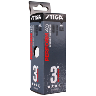 STIGA斯帝卡乒乓球三星球3星球40+新材料专业比赛训练用球一二星