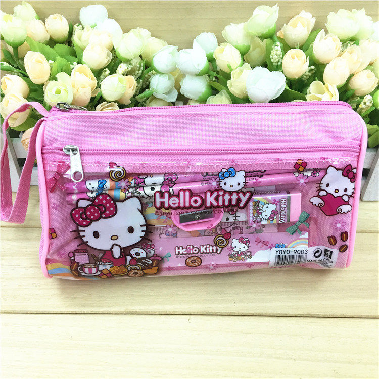 幼儿园男女学生儿童大容量双层笔袋文具套装生日礼物奖品文具礼包,文具电教/文化用品/商务用品,笔袋,淘宝优惠券,粉丝福利购,淘宝优惠卷