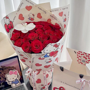 七夕仿真香皂花网红热销款 ins风见面花束送女朋友闺蜜生日礼物 式