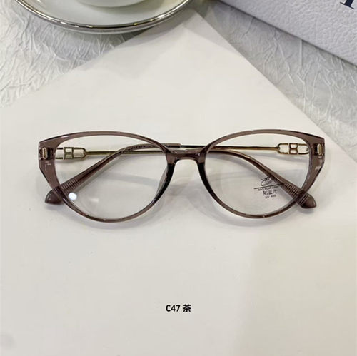 时尚猫眼眼镜大脸女tr90超轻近视防蓝光变色才子专业网上配无鼻托