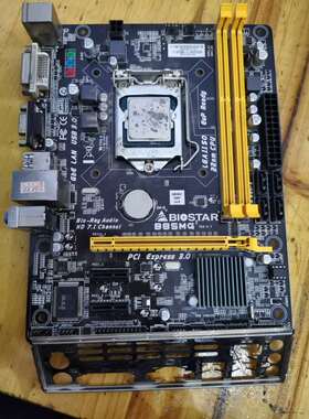拆机映泰B85+i54590板U一起处理