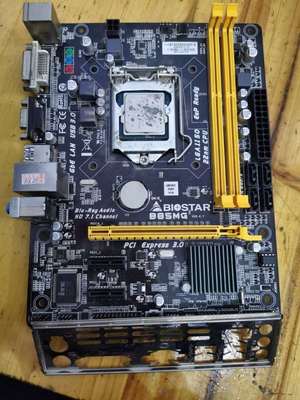 拆机映泰B85+i54590板U一起处理