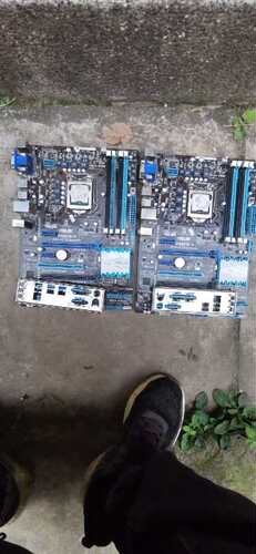 拆机华硕P8B75-V+i53470处理器有两套