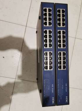 闲置H3CS122424口千兆交换机