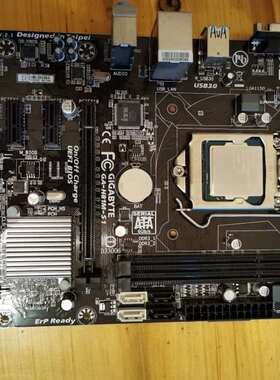 拆机成色很新的技嘉H81M-S1+G1840处理器一起处