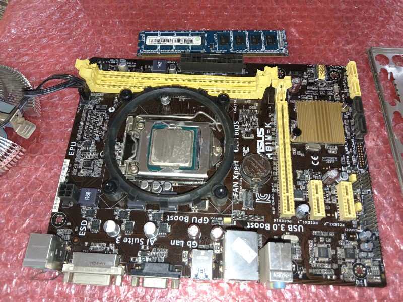 华硕H81M-K主板G1840处理器套装无焊无修没有任