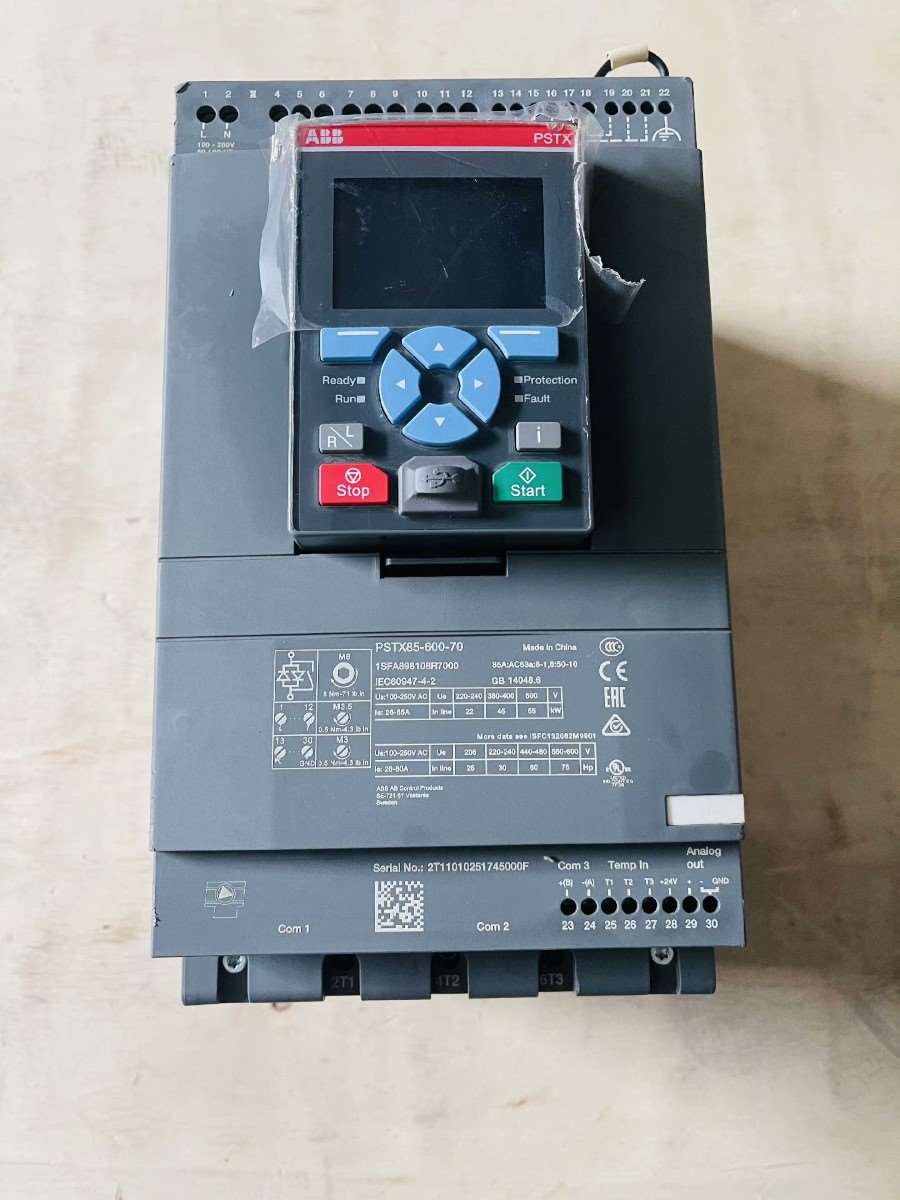 （议价）ABB软启动器PSTX85-600-70拆机漂亮功能正常