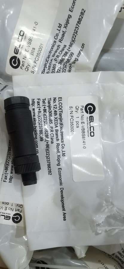 ELCO宜科E-VBBS8141-0FC350001插头5