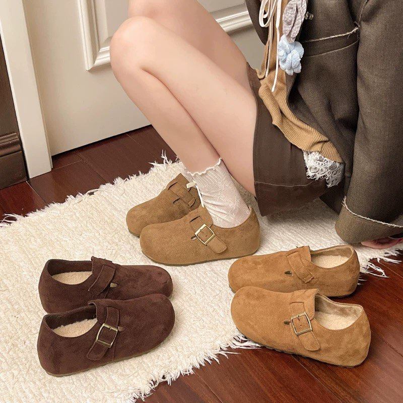 35-23勃肯鞋秋季增高休闲风时尚休闲鞋休闲加绒学生软底