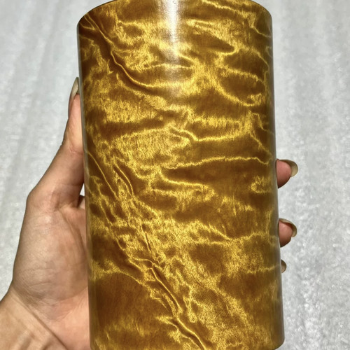 金丝楠木笔筒实木整料挖空雕刻木制品平文房四宝书房用平