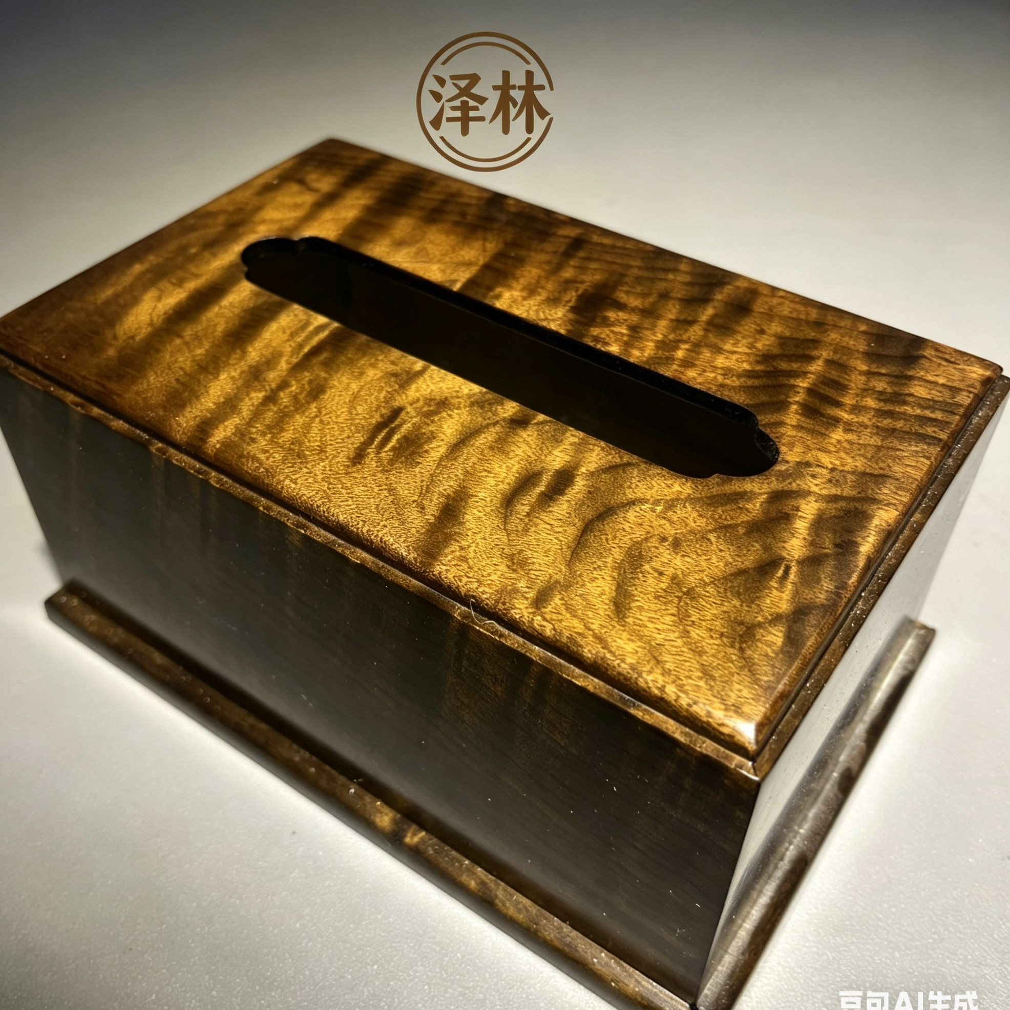 金丝楠乌木阴沉木纸巾盒客厅高档纸巾盒