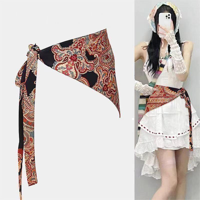 高级感腰封束腰女宽时尚装饰连衣