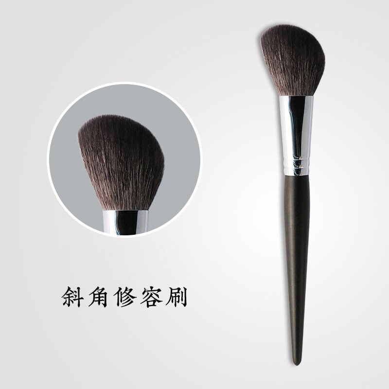 凤和堂 细光锋羊毛化妆师专业工具动物毛斜角修容刷脸部侧影刷