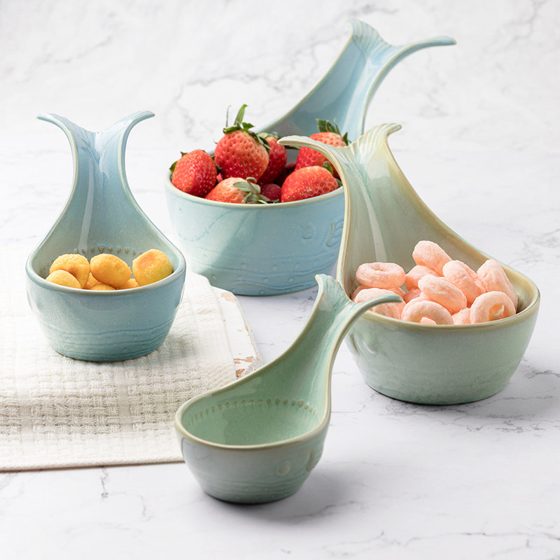 Special price clearance oatmeal breakfast bowl breakfast cup whale bowl