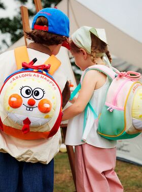 VABC儿童卡通背包男孩女宝1-4岁幼儿园双肩包外出户外书包超轻便