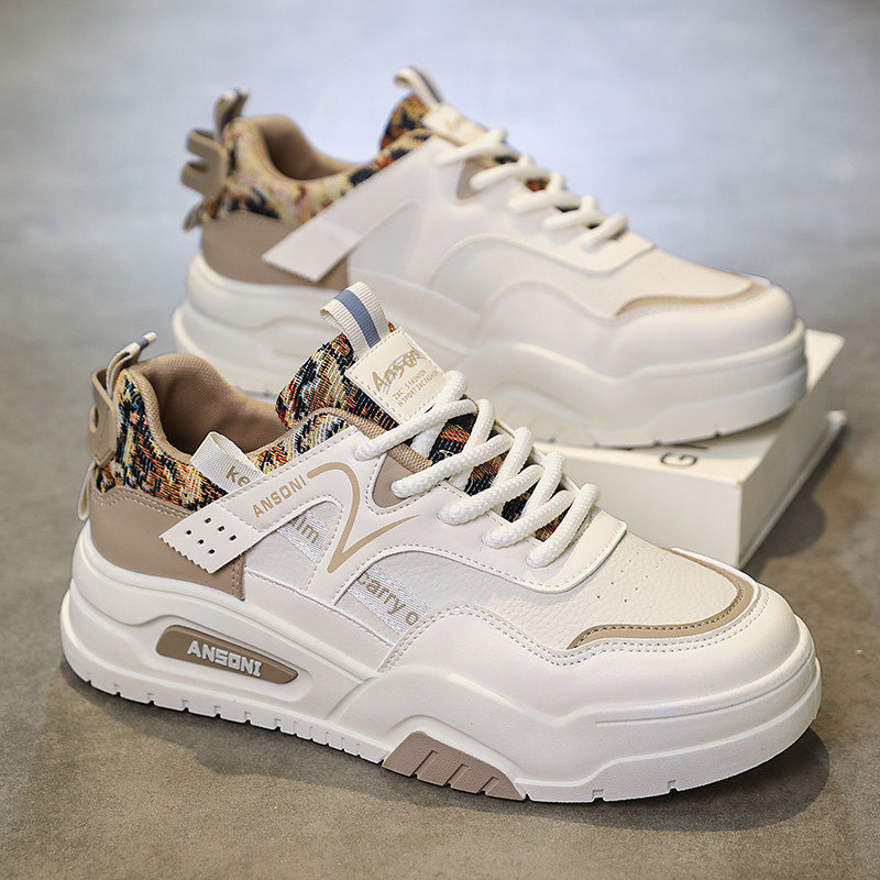 男鞋2026年新款冬季百搭厚底休闲运动板鞋青少年工作上班软底潮鞋,流行男鞋,单鞋,淘宝优惠券,粉丝福利购,淘宝优惠卷