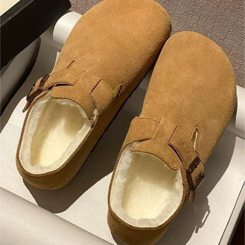 勃肯鞋男款冬季加绒保暖加厚棉鞋翻毛皮豆豆鞋东北外穿休闲棉拖鞋,流行男鞋,软木鞋/勃肯鞋,淘宝优惠券,粉丝福利购,淘宝优惠卷