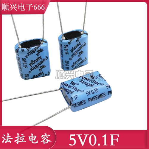 原装美国POWERSTOR超级法拉电容 5.5V0.1F 组合型 PM-5R0V104-R
