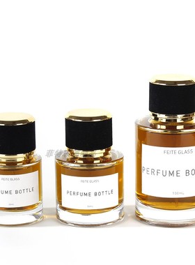 30ML50ML100ML卡口香水瓶喷雾香水瓶分装瓶透明玻璃香水瓶植绒盖