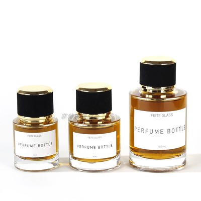 30ML50ML100ML卡口香水瓶喷雾香水瓶分装瓶透明玻璃香水瓶植绒盖