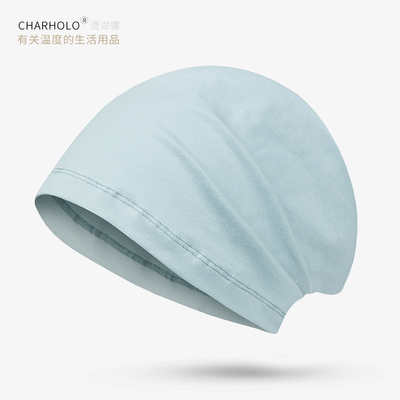 charholo月子夏季单层薄款产后防风纯棉包头产妇帽透气坐月子睡帽 — 4