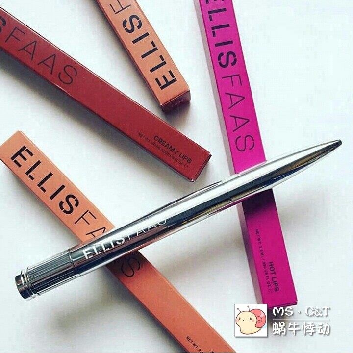 品牌授权Ellis Faas荷兰正品现货子弹头液体唇膏口红 301/202/401