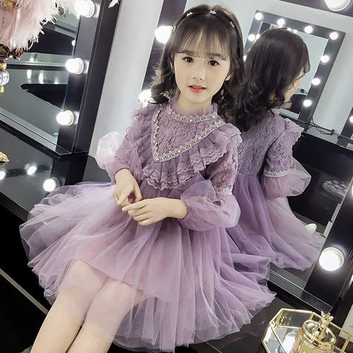 女童连衣裙春款2026韩版超洋气春
