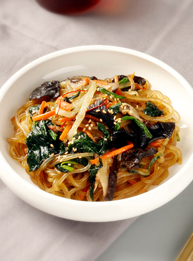 富爸爸韩式粉丝炒杂菜300g懒人速食方便菜 加热即食主食 可佐餐