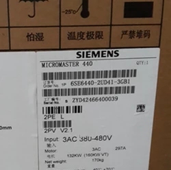 2UD41 6SE6440 变频器 132KW 380V全新原装 3GB1 西门子正品