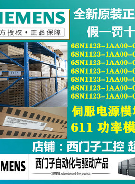 611功率电源模块6SN1123-1AA00-0CA1/2/0DA1/0EA2/0JA1/0KA1/0LA3
