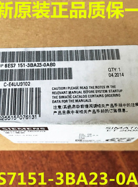 西门子ET200S DP接口模块IM151-3PN 6ES7151 6ES 7151-3BA23-0AB0