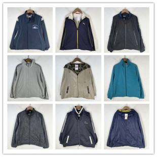 复古着vintage日韩尖货英伦风森系纯色字母LOGO休闲风衣外套F3301