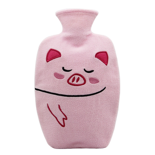 德国fashy进口PVC热水袋1.4L圣诞树刺绣多彩暖手宝注水暖手袋6480