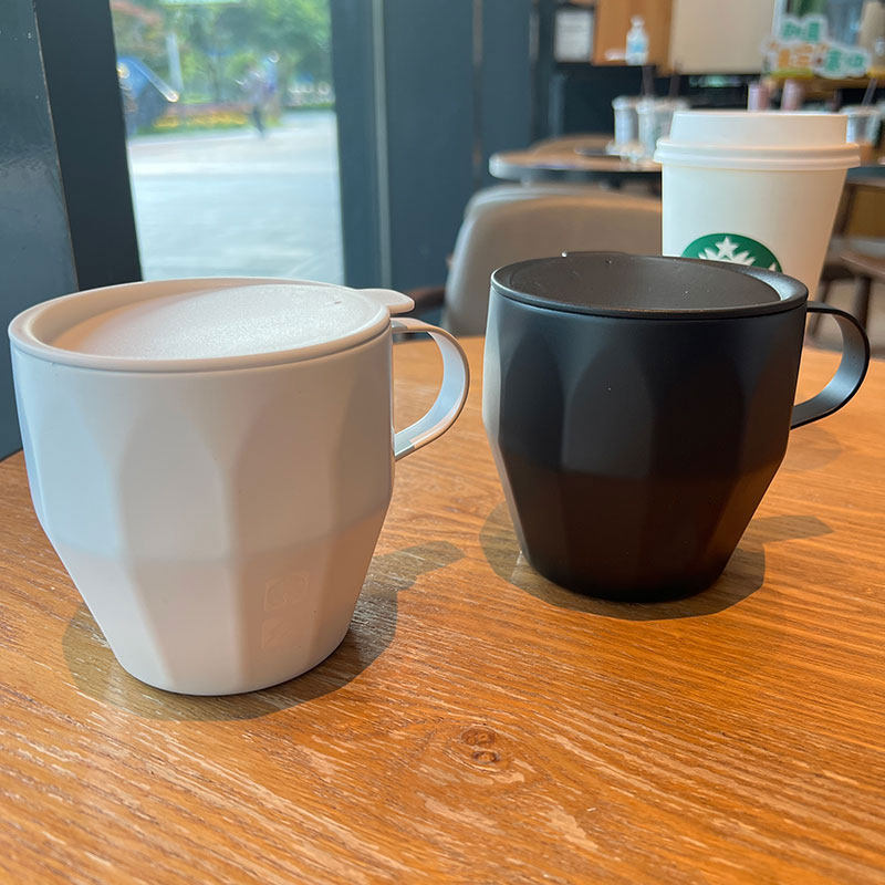 藤原浩联名 全不锈钢 保温保冷 网红纯色把手保温杯 咖啡杯马克杯