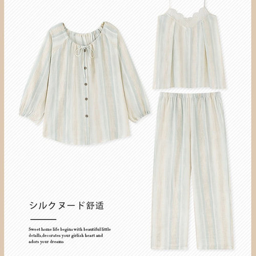 双层纱布双层纱布薄款女