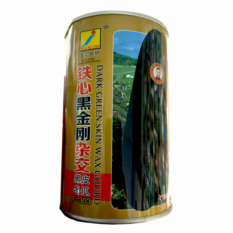 铁心黑金刚黑皮冬瓜种子广东杂交黑皮冬瓜种籽高产抗病耐寒大冬瓜