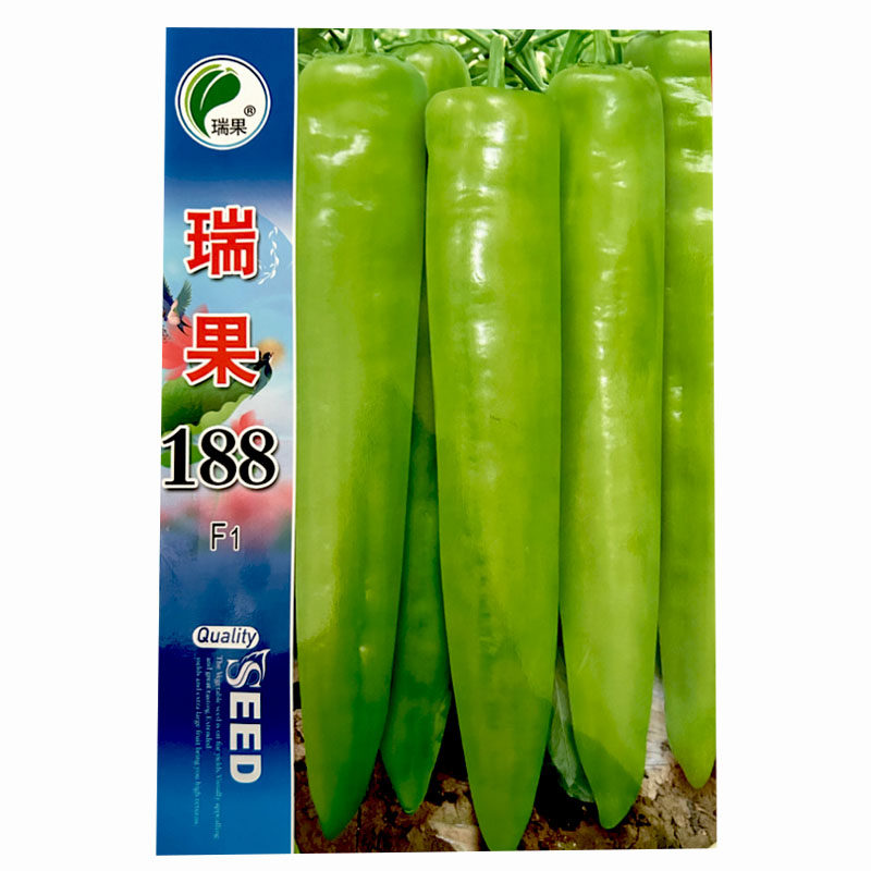 瑞果188辣椒种子早熟高产抗病耐热耐湿羊角椒辣椒种籽春秋播种