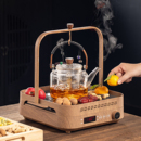 围炉煮茶烤火炉套装 煮茶器全套电陶炉室内无烟养生煮茶壶 2025新款